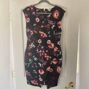 Fitted floral dress
